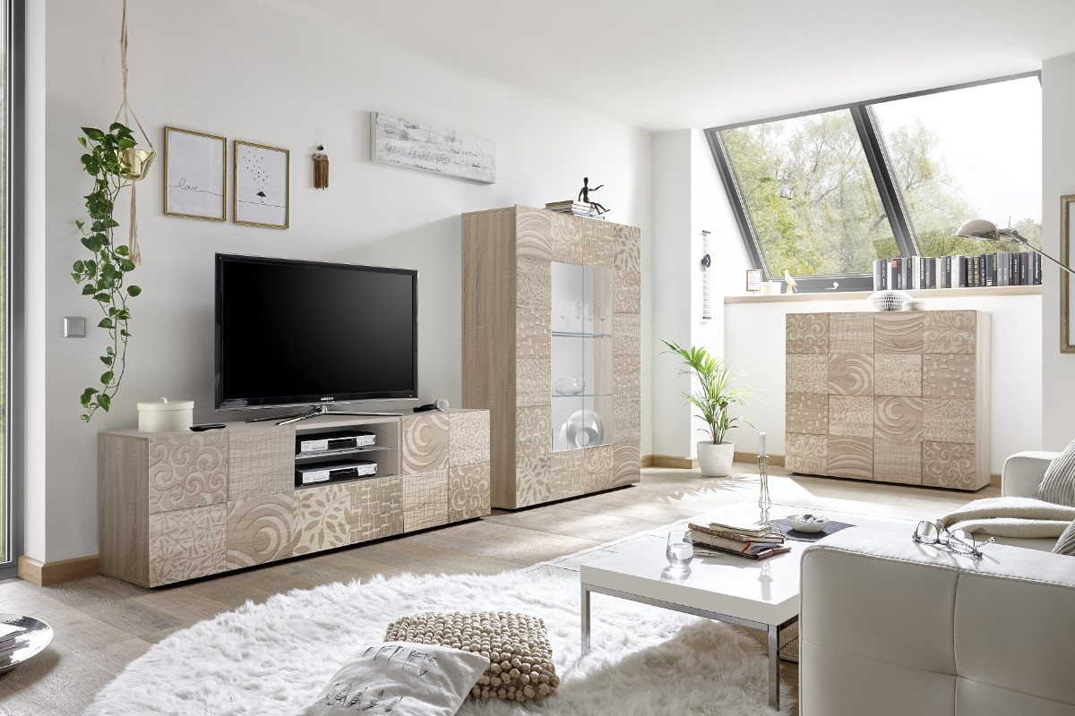 Miro Komoda wysoka 2-drzwiowa